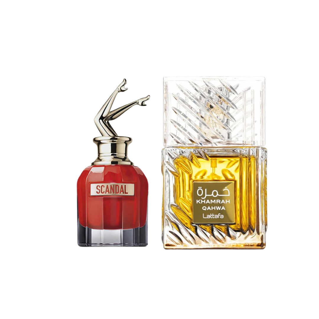 Scandal Jean Paul Gaultier + Khamrah Qahwa Lattafa 100ml
