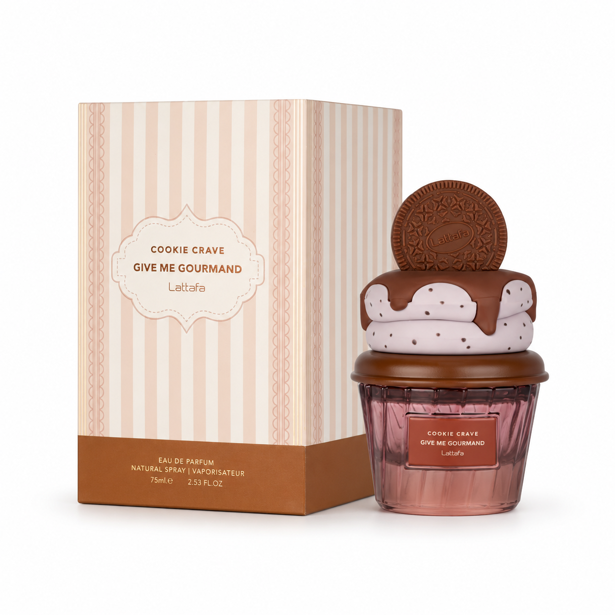 Lattafa Cookie Crave Eau de Parfum, Give me Gourmand Collection, 75ml